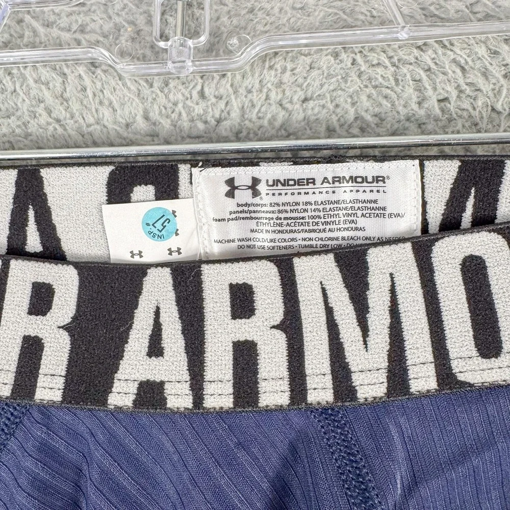 Under Armour MPZ‎ Gameday Armour Shorts Mens XL Blue Compression Padded HeatGear